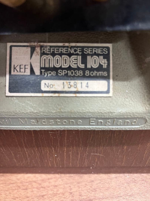 Kef Speaker Model 104