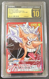 One Piece Card Game Cgc10 Pristine L St21-001 Psa10