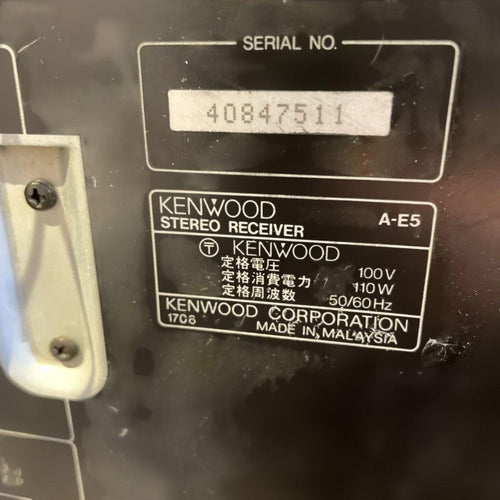 Kenwood Speaker Allora A-E5 X-E5 Aiwa