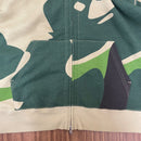 A Bathing Ape Hoodie (B)A Mega Abc Camo Double Shark Relaxed Fit Full Zip L