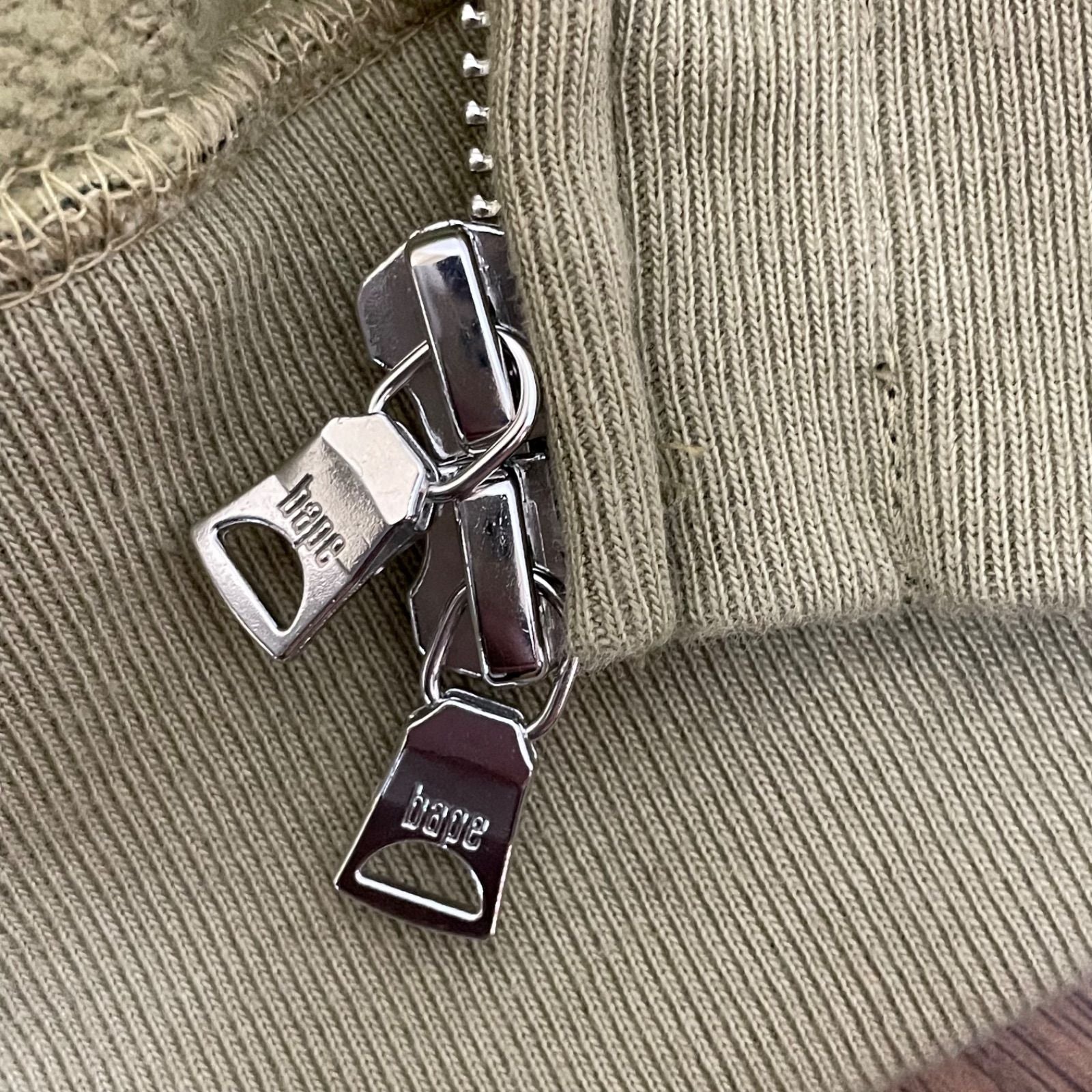 A Bathing Ape Hoodie (B)A Mega Abc Camo Double Shark Relaxed Fit Full Zip L
