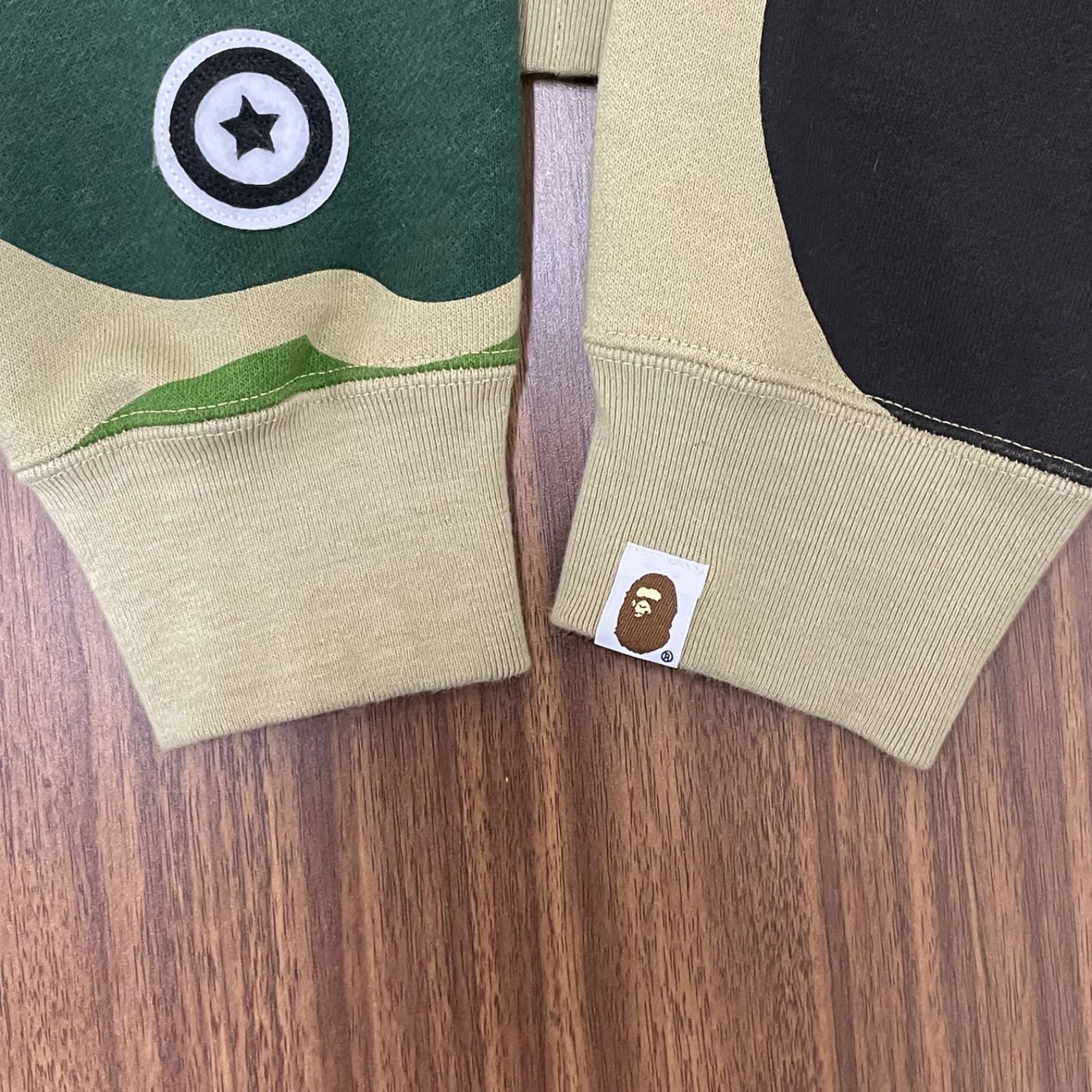 A Bathing Ape Hoodie (B)A Mega Abc Camo Double Shark Relaxed Fit Full Zip L