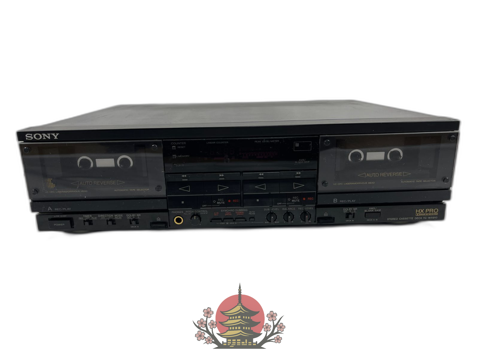 Sony Cd Md Cassette Deck Hx Pro Stereo Tc-Wr910 208490
