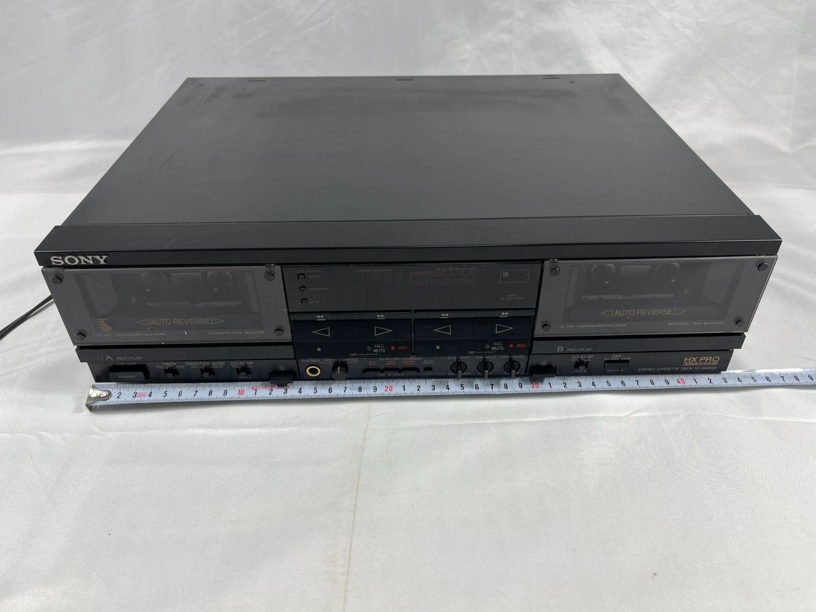 Sony Cd Md Cassette Deck Hx Pro Stereo Tc-Wr910 208490