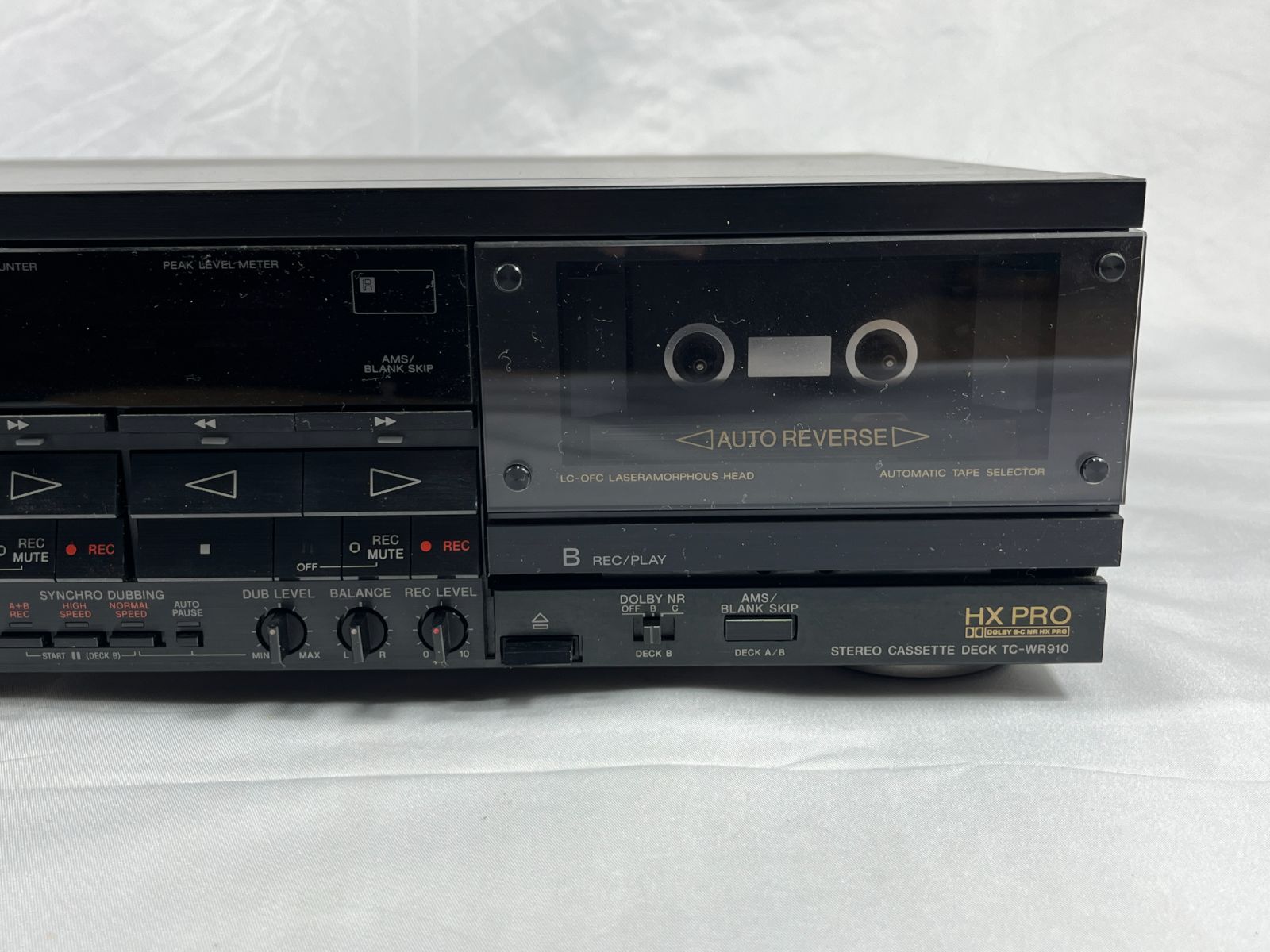 Sony Cd Md Cassette Deck Hx Pro Stereo Tc-Wr910 208490