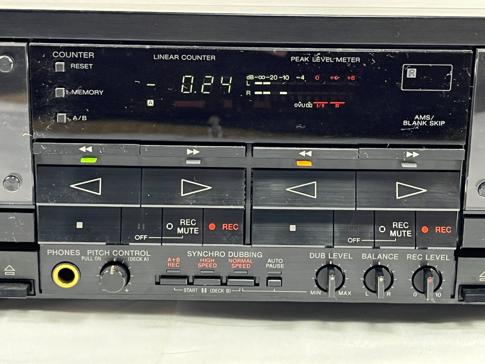 Sony Cd Md Cassette Deck Hx Pro Stereo Tc-Wr910 208490