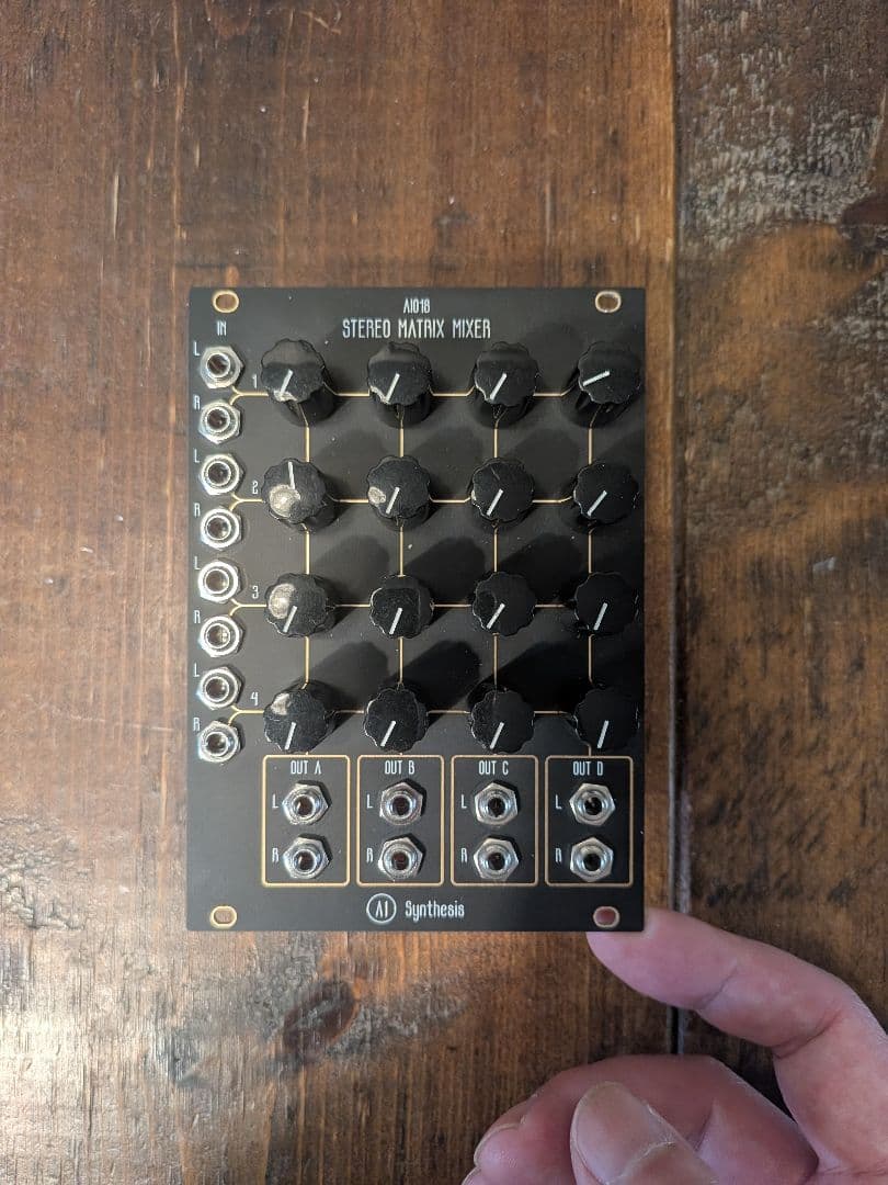 Modular Synthesizers Ai Synthesis Ai016 Stereo Matrix Mixer