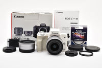 Canon Mirrorless Interchangeable Lens Cameras Eos Kiss M Ef-M F2 15-45Mm