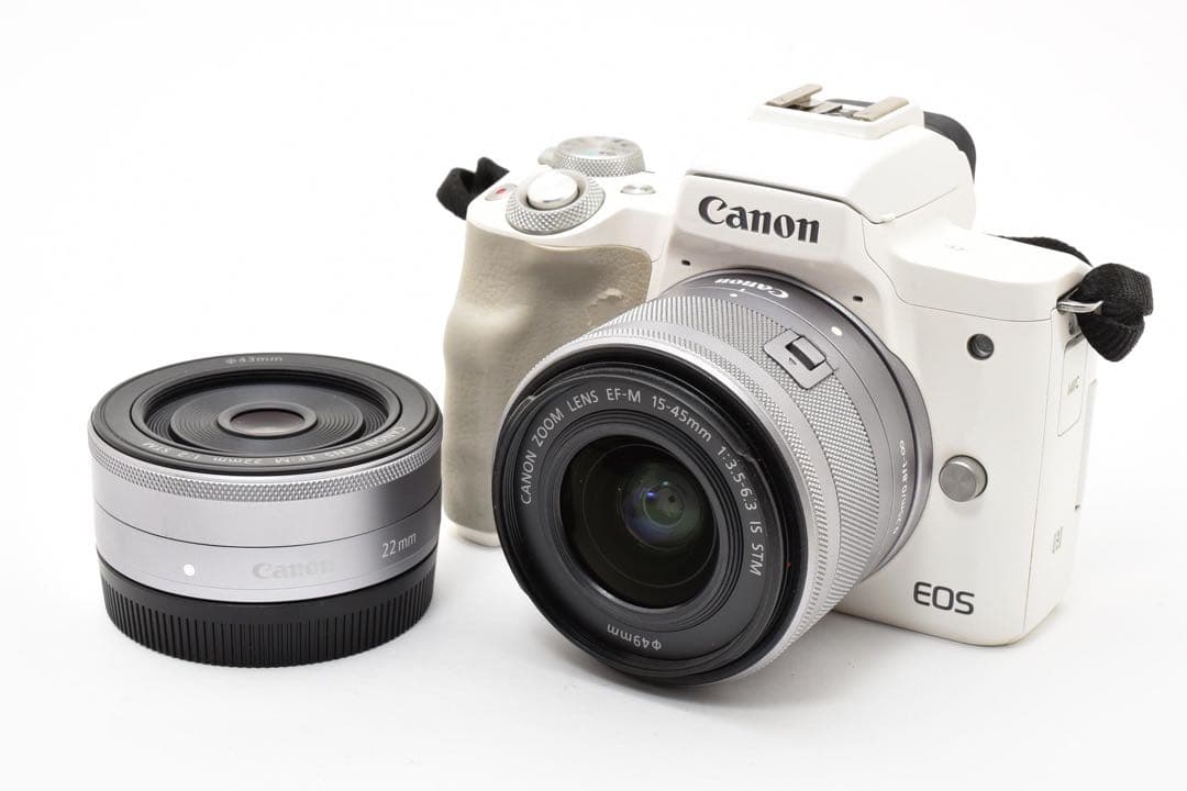 Canon Mirrorless Interchangeable Lens Cameras Eos Kiss M Ef-M F2 15-45Mm