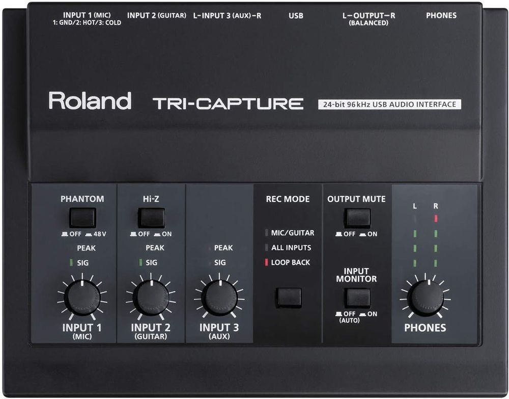 Midi Keyboard Pad Hy Roland Tri?Capture Ua?33 Usb 24Bit/96Khz 3 Xlr Dtm ]Hy004