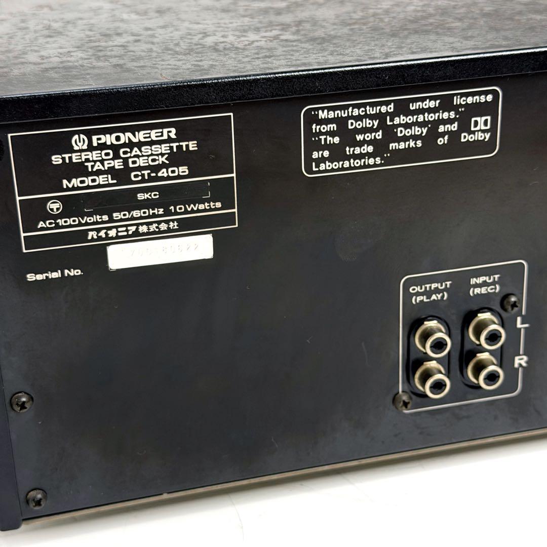 Pioneer Cd, Md Cassette Decks Ok Ct-405