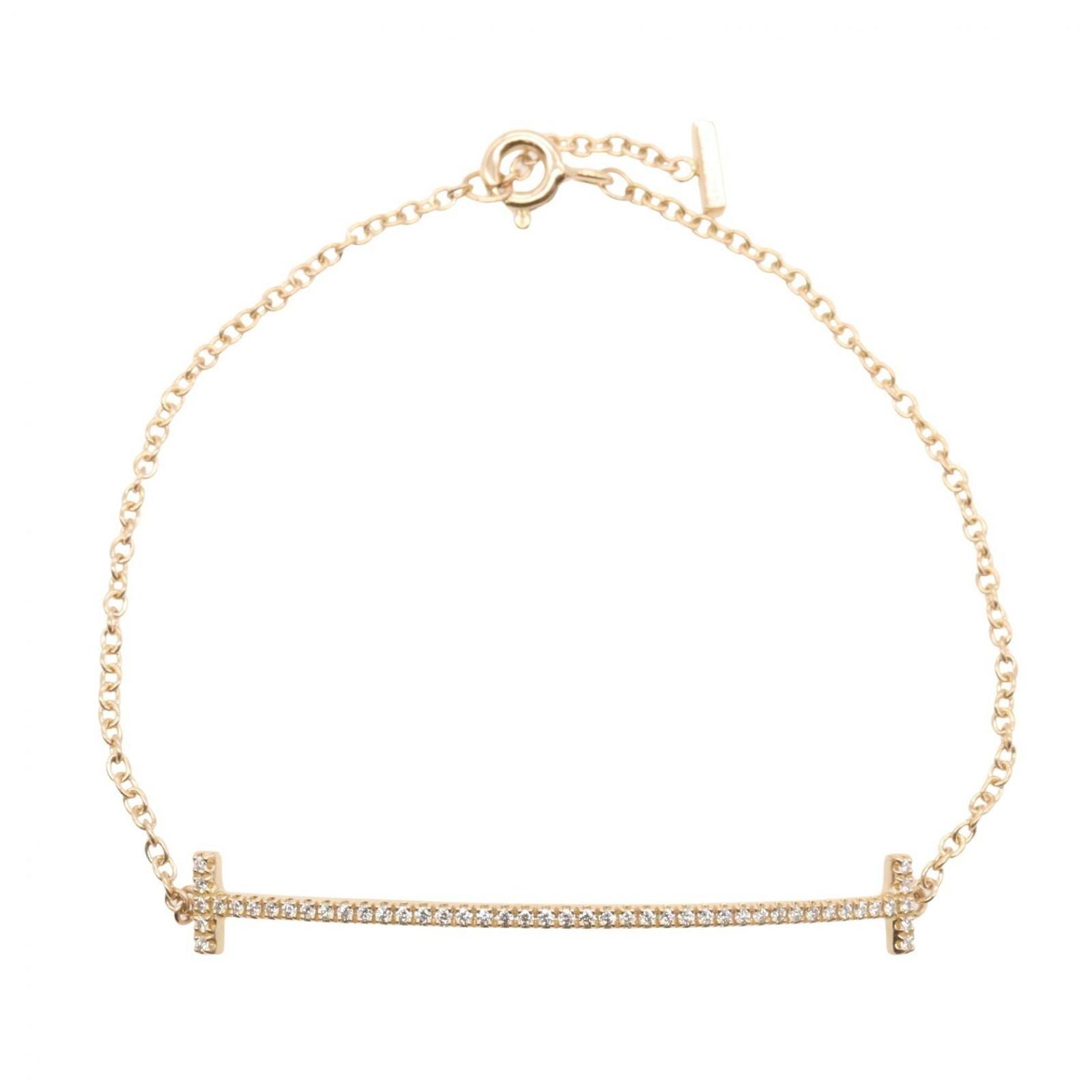 Tiffany Bracelet Co T 16.5 K18Pg