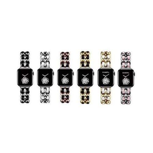 Band Belt Royce&Roland Apple Watch (Gold/White 42/44/45Mm) Gold White