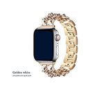 Band Belt Royce&Roland Apple Watch (Gold/White 42/44/45Mm) Gold White