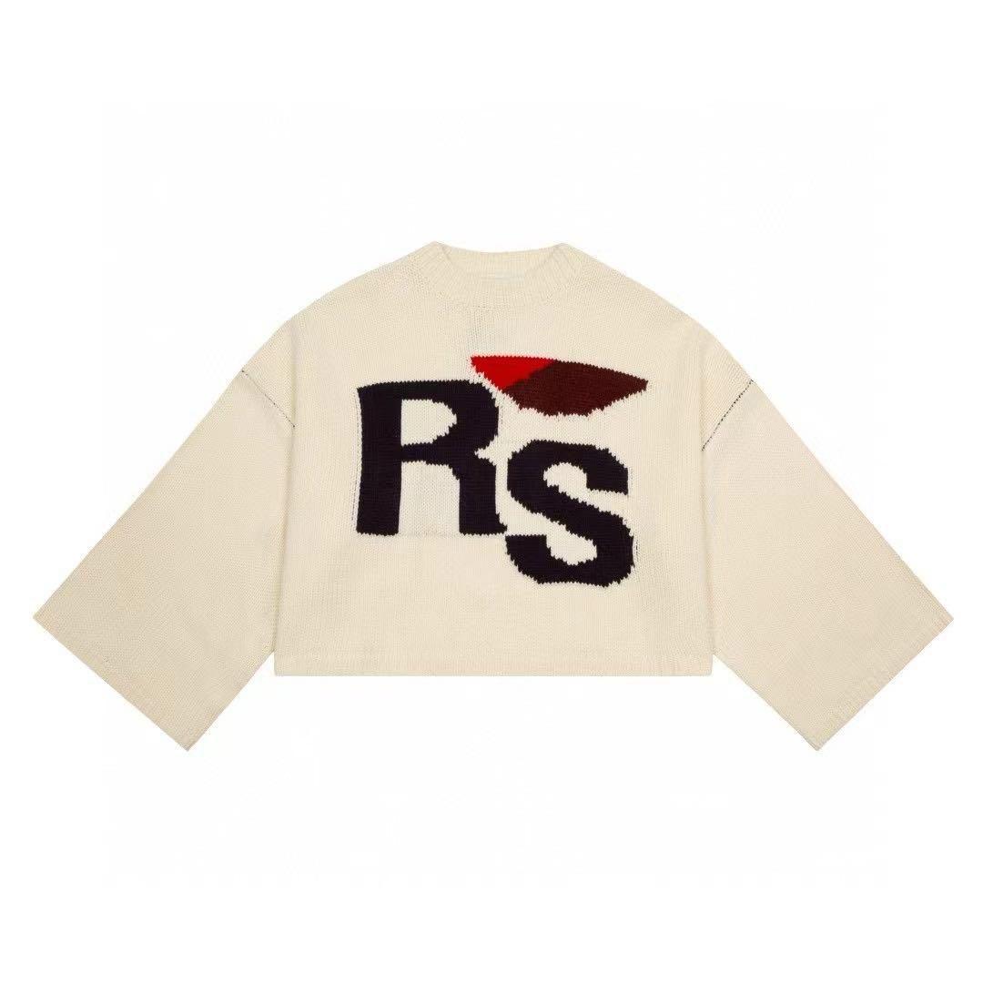 Knitted Tops Sweaters Raf Simons Oversized Intarsia Pull