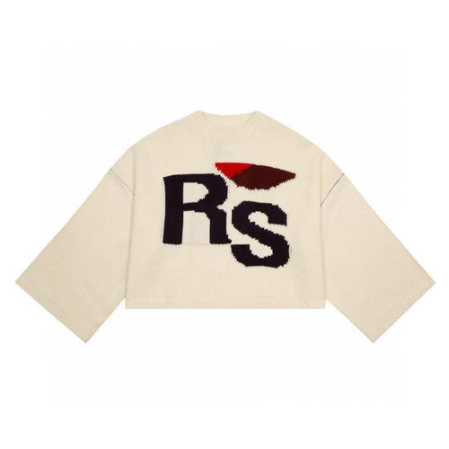 Knitted Tops Sweaters Raf Simons Oversized Intarsia Pull