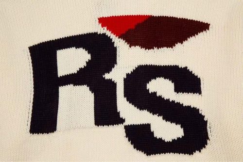 Knitted Tops Sweaters Raf Simons Oversized Intarsia Pull