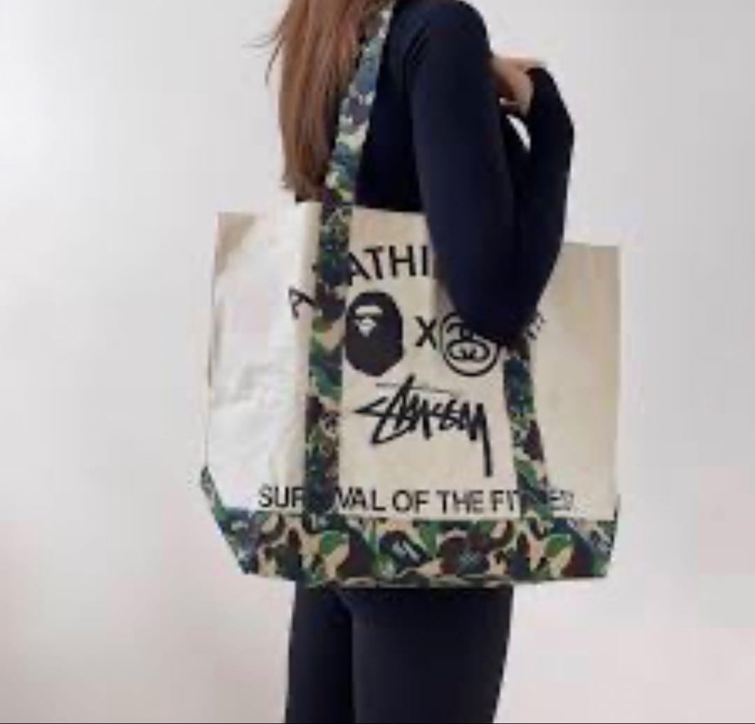 Stussy Tote Bags Bape(R) X
