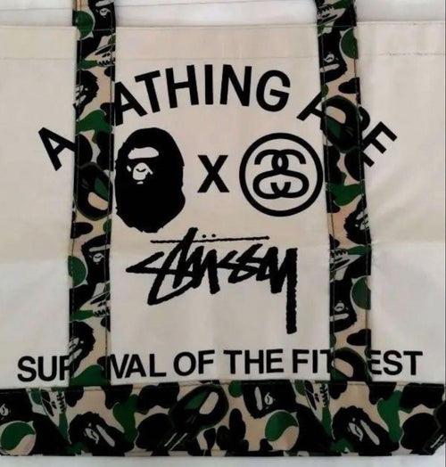 Stussy Tote Bags Bape(R) X