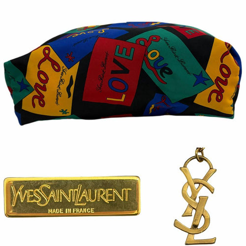Yves Saint Laurent Clutch Bags 80S France Love