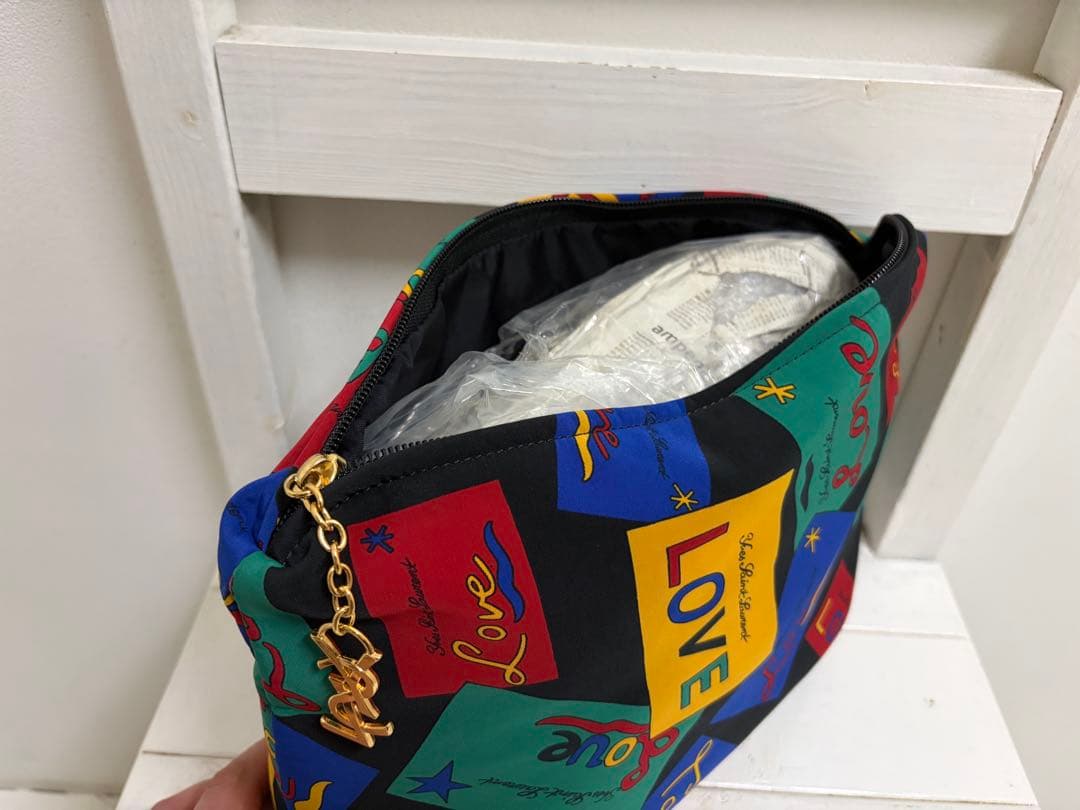 Yves Saint Laurent Clutch Bags 80S France Love