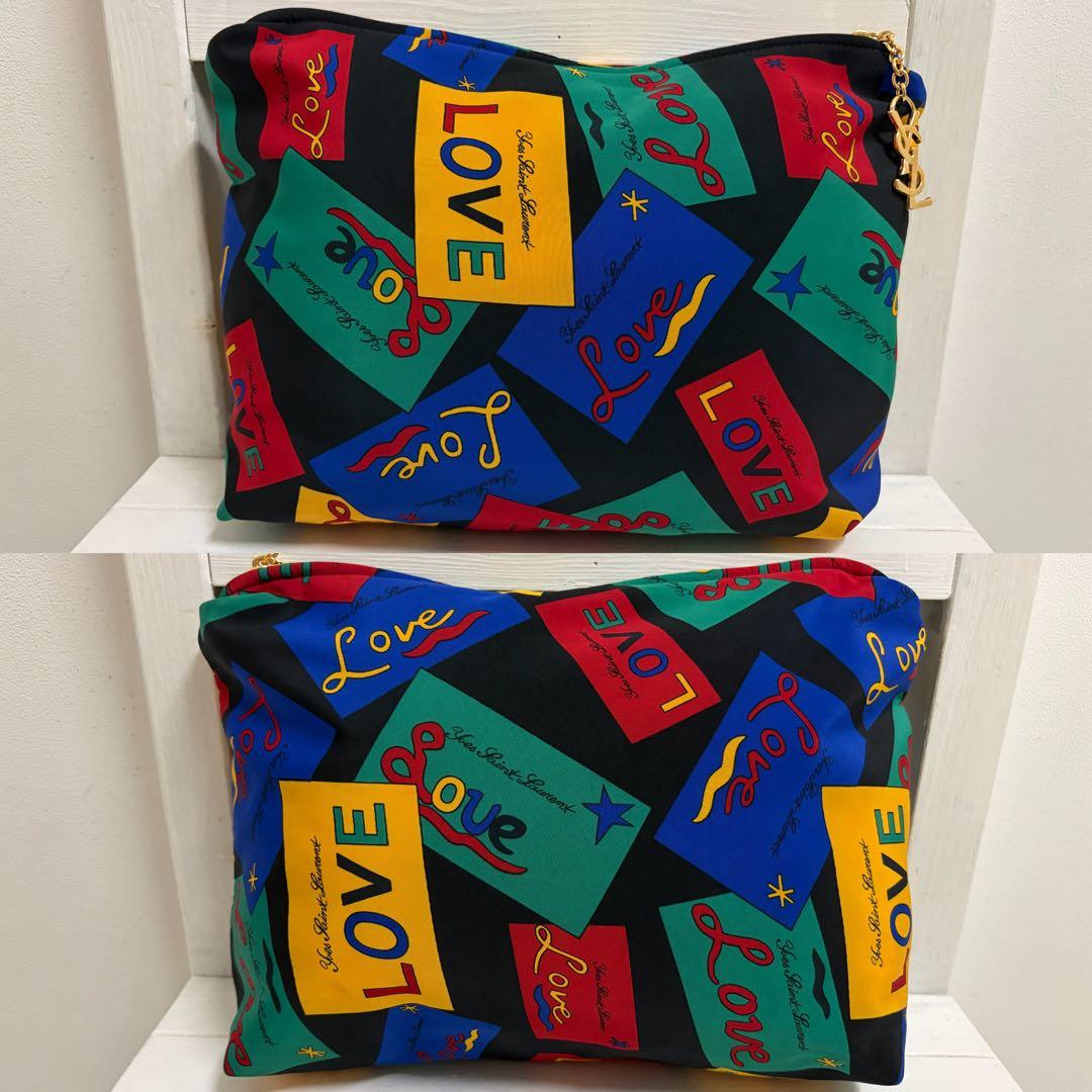 Yves Saint Laurent Clutch Bags 80S France Love