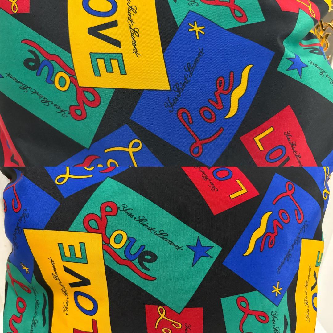 Yves Saint Laurent Clutch Bags 80S France Love