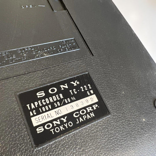 Sony Other Tc-222