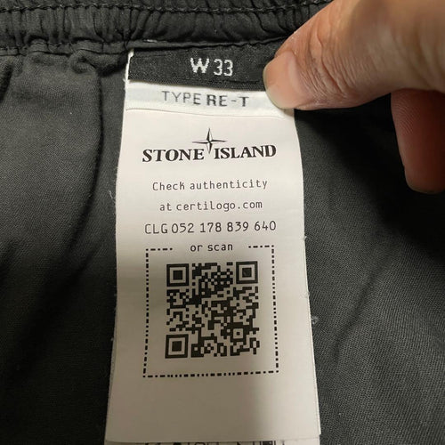 Stone Island Work Pants, Cargo Painter'S W33 Gray"