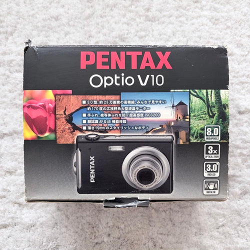 Pentax Compact Digital Camera Optio V10 Black