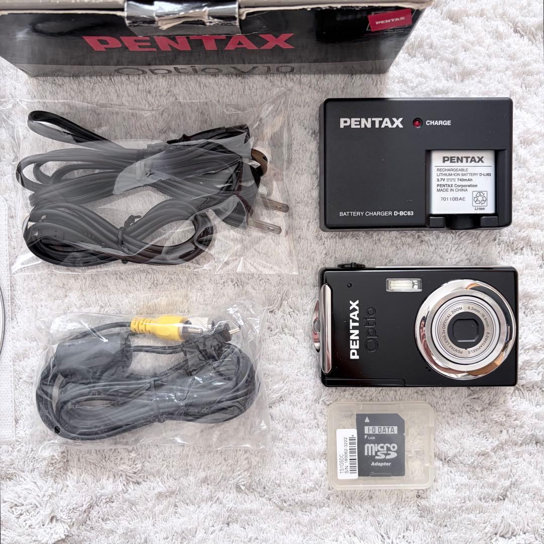 Pentax Compact Digital Camera Optio V10 Black