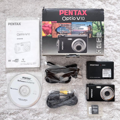 Pentax Compact Digital Camera Optio V10 Black