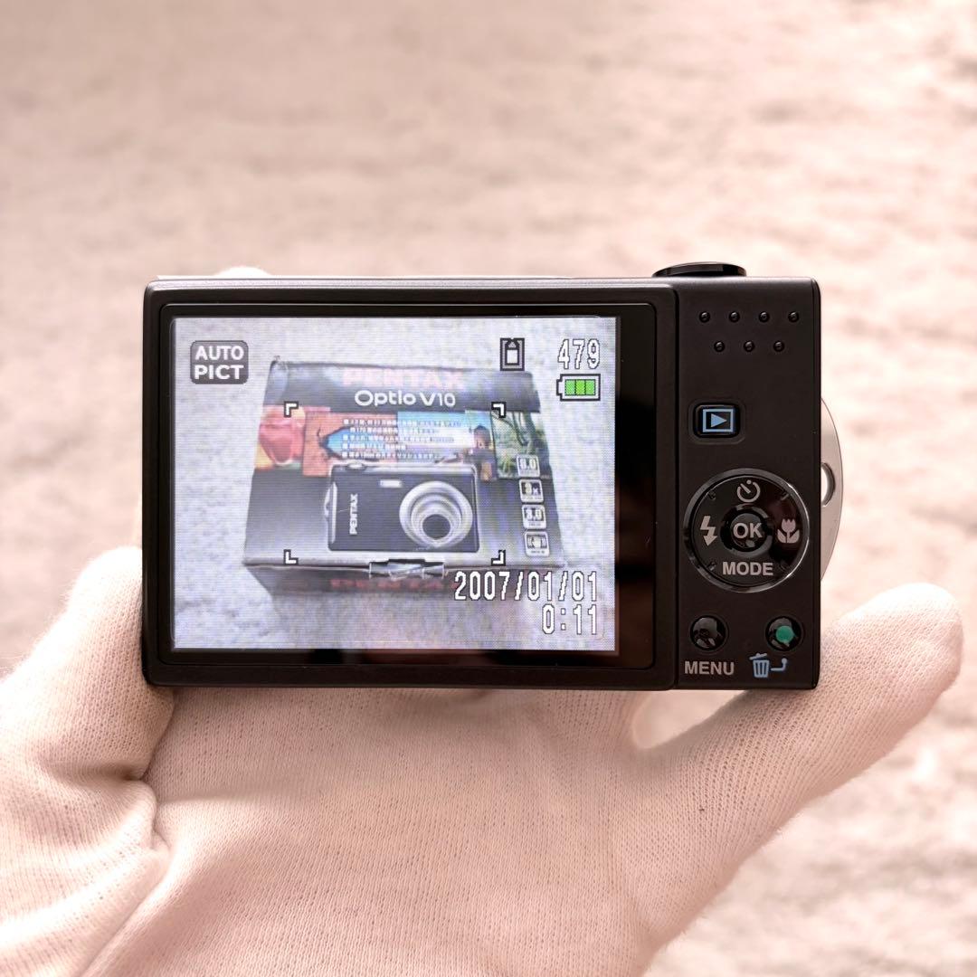 Pentax Compact Digital Camera Optio V10 Black
