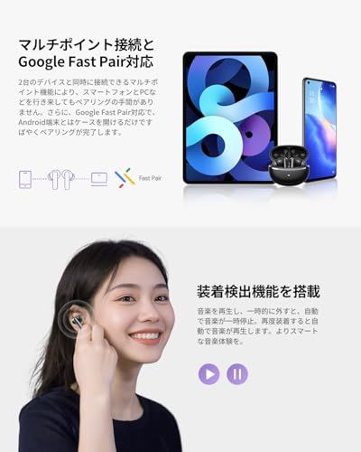 Others Vgp2026 Qcy Melobuds N70 Mems+10Mm Ldac Bluetooth6.0