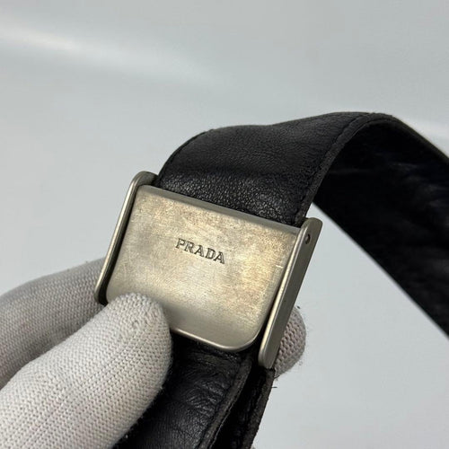 Prada Shoulder Bag Archive Nylon Leather