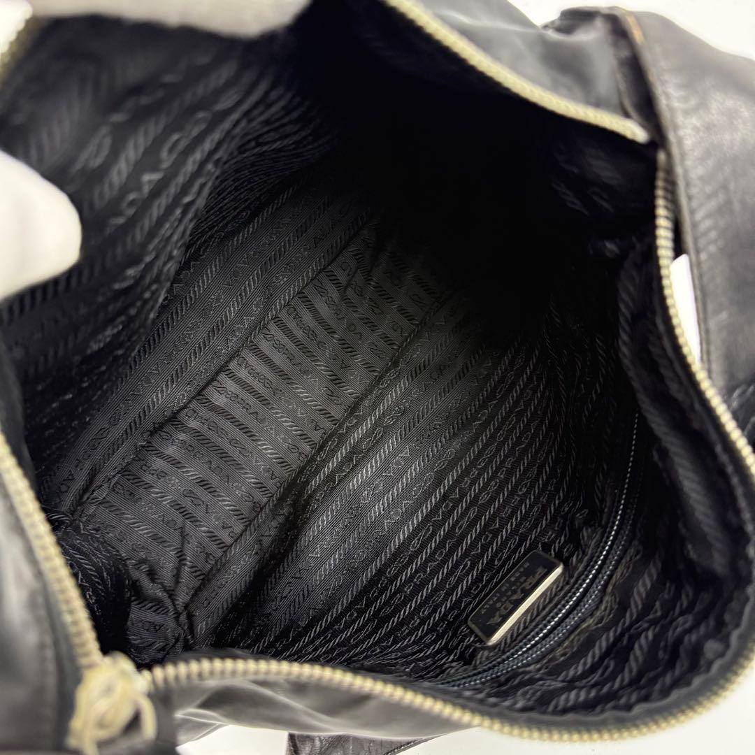 Prada Shoulder Bag Archive Nylon Leather