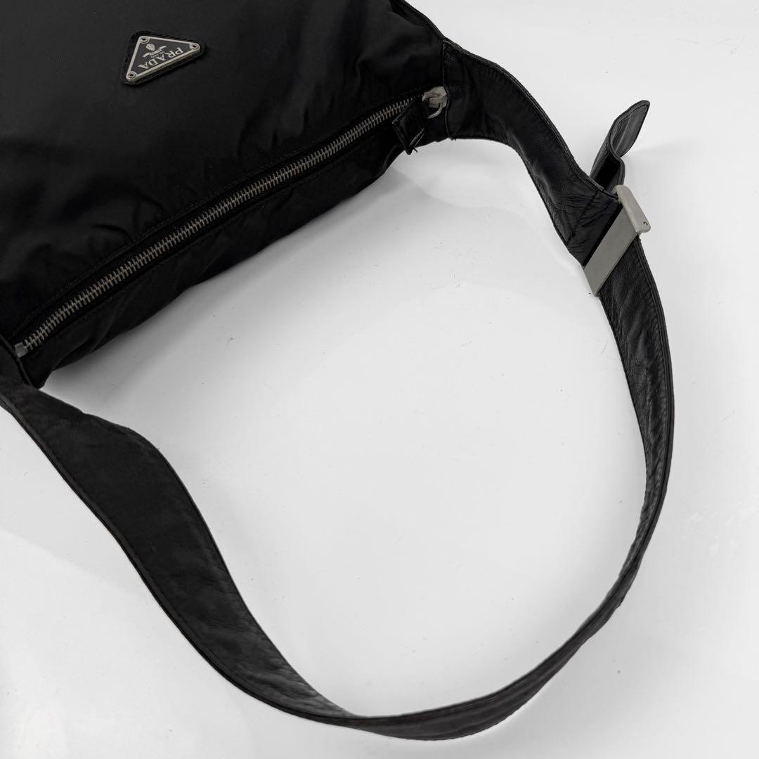 Prada Shoulder Bag Archive Nylon Leather