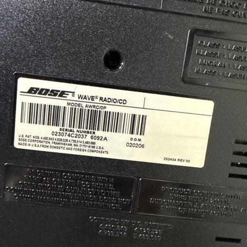 Cd Sacd Player Bose Wave Radio/Cd