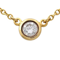Tiffany Necklace Co. 750 K18 Yg 1P 5060