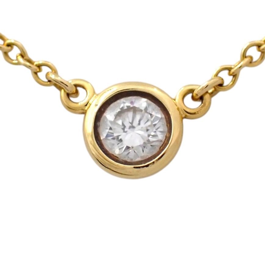 Tiffany Necklace Co. 750 K18 Yg 1P 5060