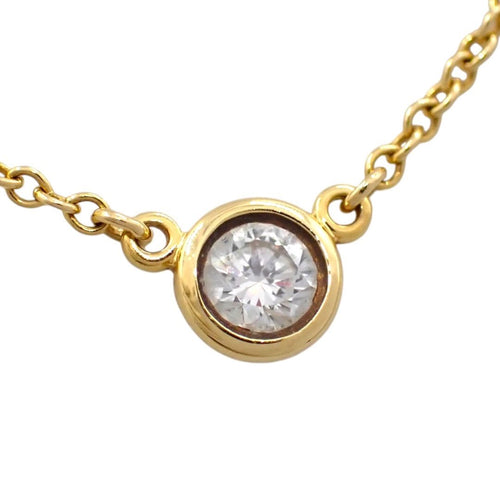 Tiffany Necklace Co. 750 K18 Yg 1P 5060