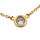 Tiffany Necklace Co. 750 K18 Yg 1P 5060