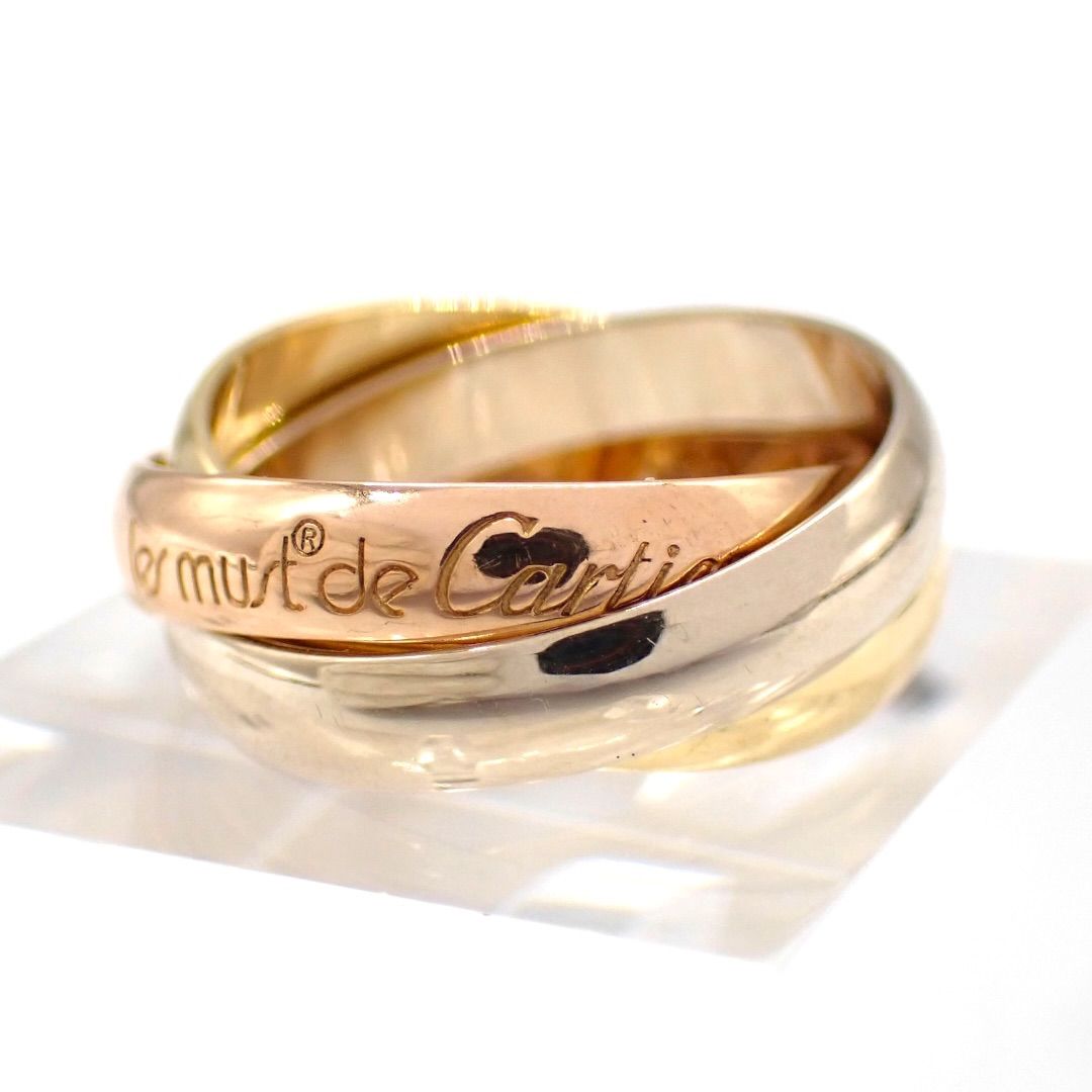 Cartier Ring 48 Mm 750 Yg Pg Rg Wg K18 8 3 4974