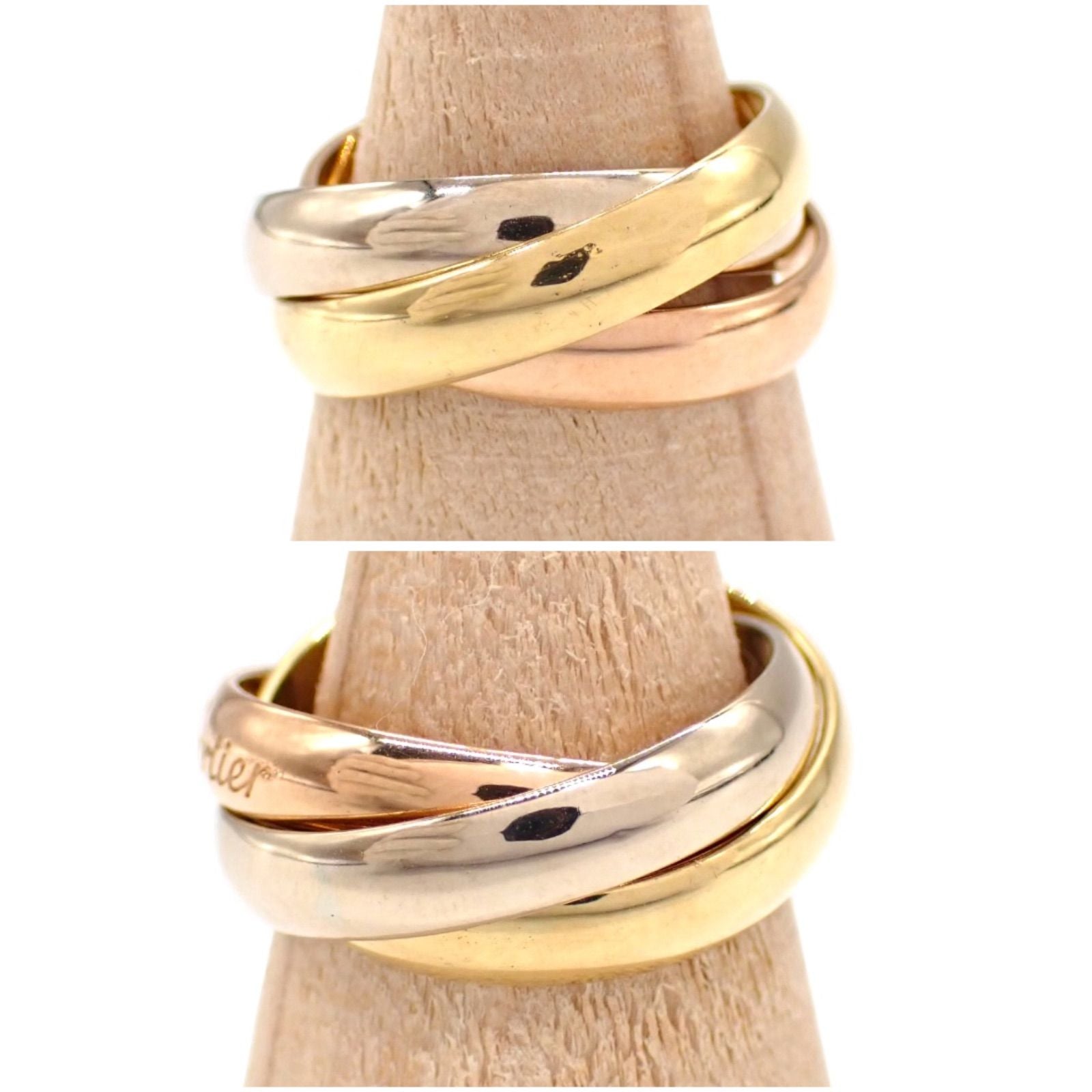 Cartier Ring 48 Mm 750 Yg Pg Rg Wg K18 8 3 4974