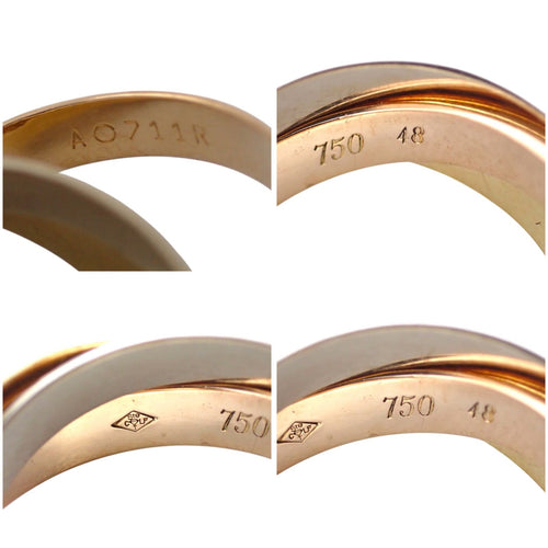 Cartier Ring 48 Mm 750 Yg Pg Rg Wg K18 8 3 4974
