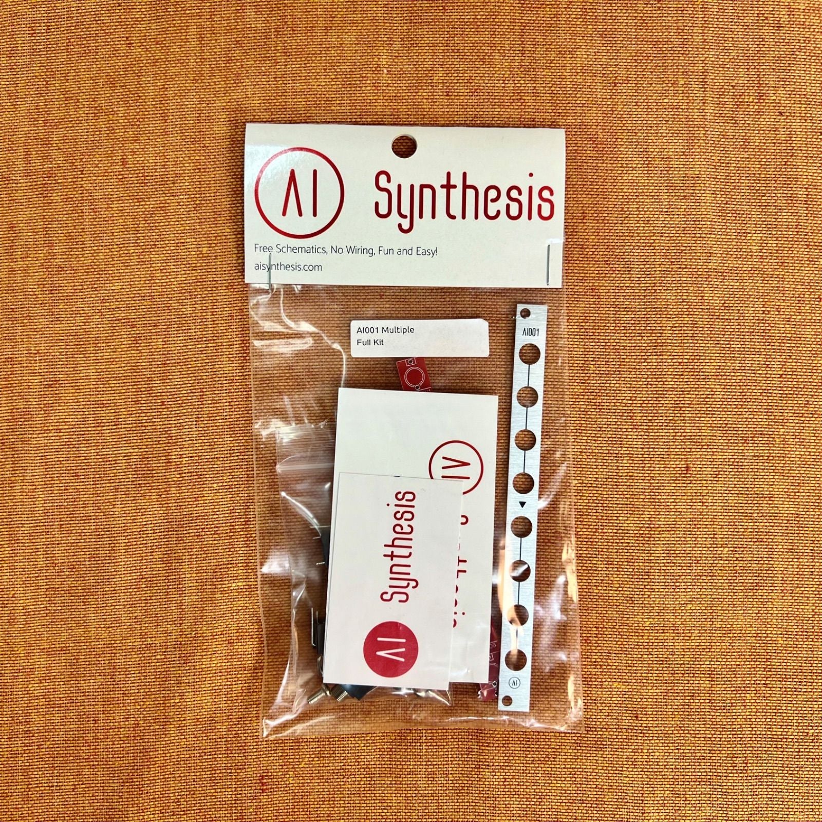 Modular Synthesizer Ai Synthesis: Ai001 Multiple (Aluminium Panel) Diy Kit