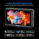 Others R Feelworld Fw568 Pro 6 1200Nit Dslr F750 4400Mah 3D Lut 4K 60Hz Hdmi