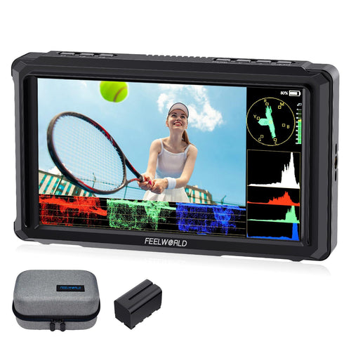 Others R Feelworld Fw568 Pro 6 1200Nit Dslr F750 4400Mah 3D Lut 4K 60Hz Hdmi