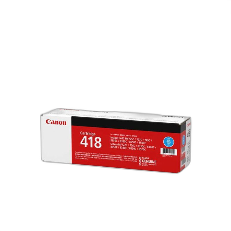 Canon Toner Cartridge 418 Crg-418Cyn