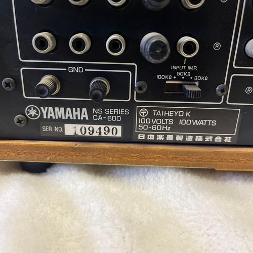 Yamaha Integrated Amplifiers Ca-600